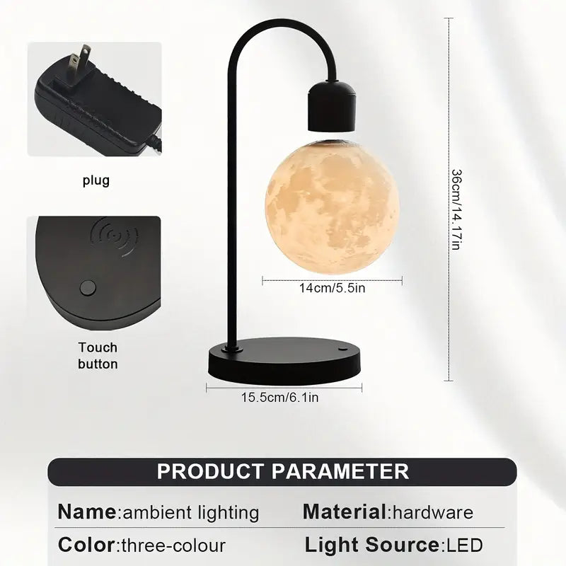 Magnetic Floating Moon Lamp