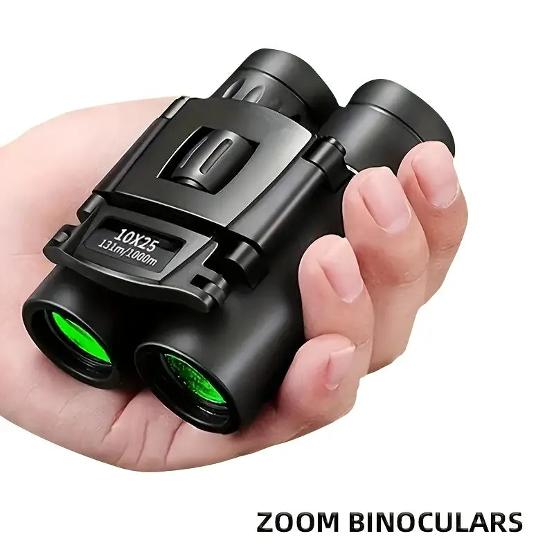 10x25 High-Powered Mini Pocket Binoculars