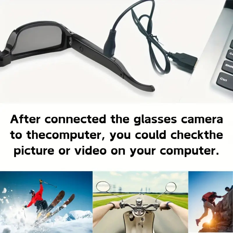 HD 1080P Smart Outdoor Video Glasses