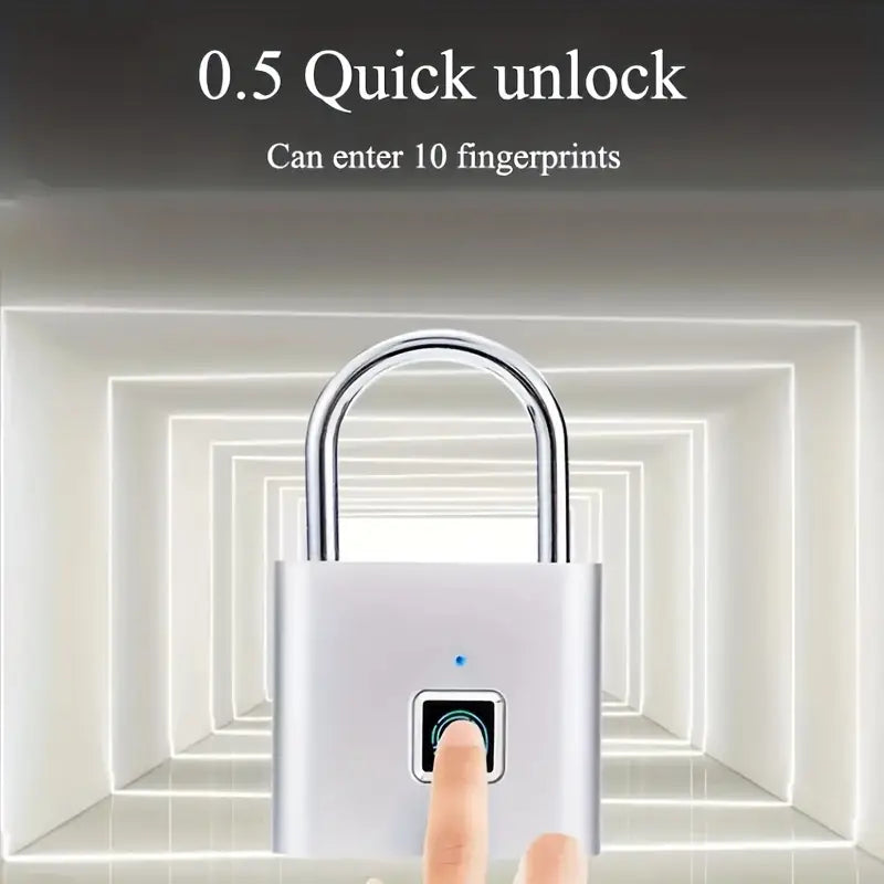 Waterproof Mini Smart Travel Fingerprint Padlock