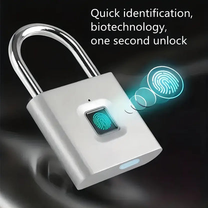 Waterproof Mini Smart Travel Fingerprint Padlock