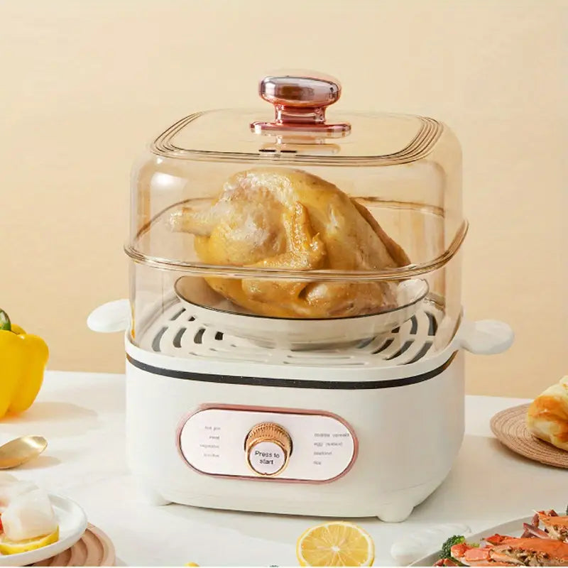 Smart 2-in-1 Electric Steamer &amp; Hot Pot