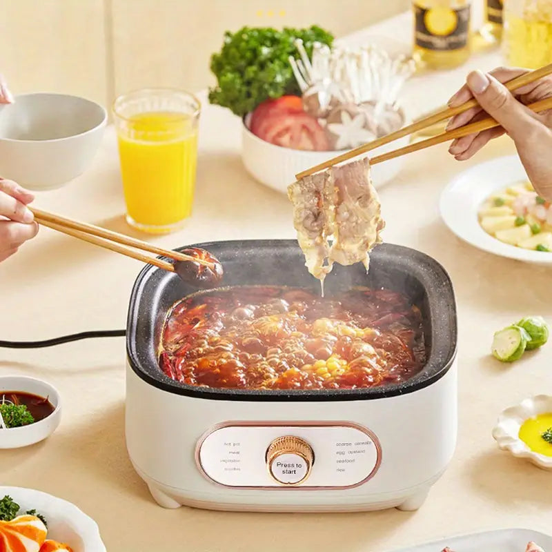 Smart 2-in-1 Electric Steamer &amp; Hot Pot