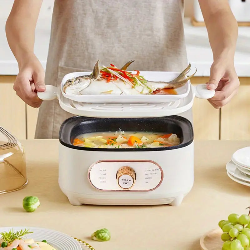 Smart 2-in-1 Electric Steamer &amp; Hot Pot