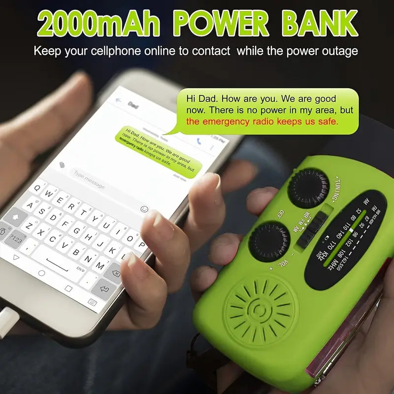 2000mAh Portable Emergency Radio