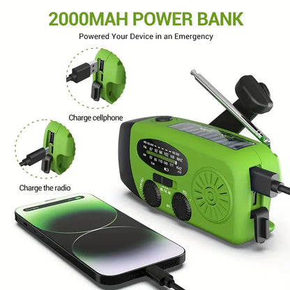 2000mAh Portable Emergency Radio