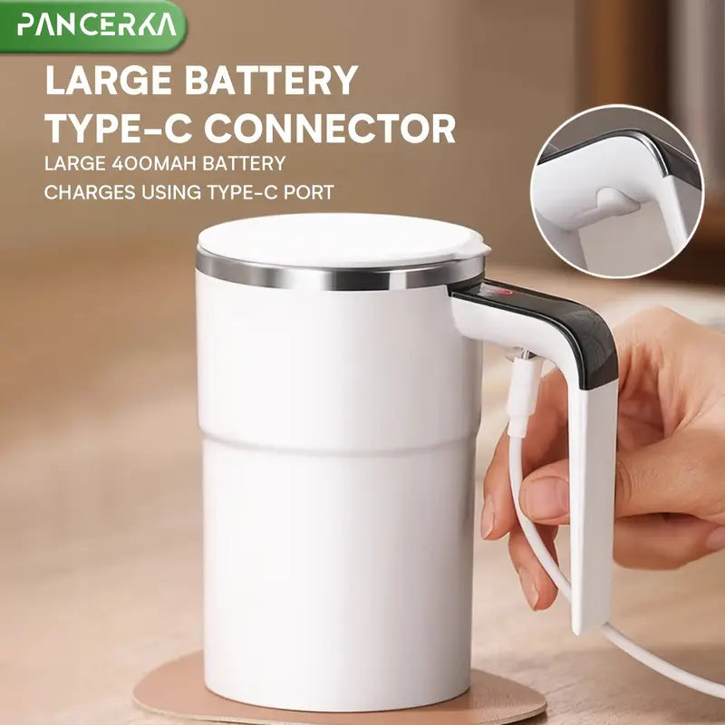 Rechargeable USB Self-Stirring Coffee Mug