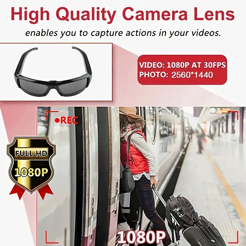 HD 1080P Smart Outdoor Video Glasses