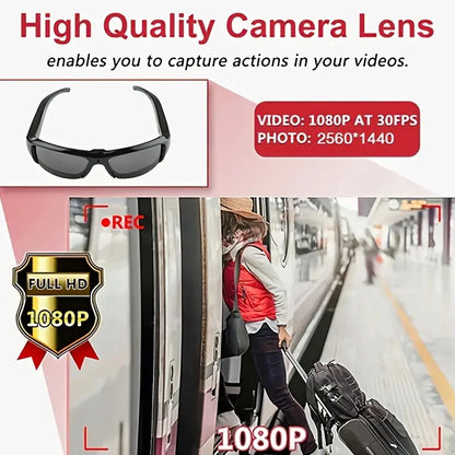 HD 1080P Smart Outdoor Video Glasses