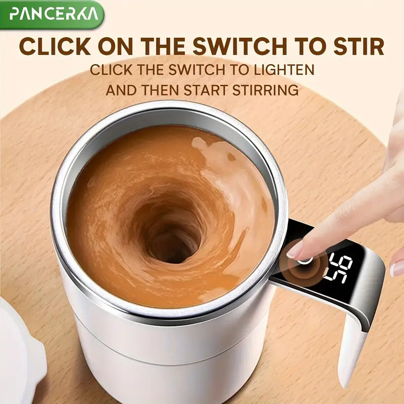 Rechargeable USB Self-Stirring Coffee Mug