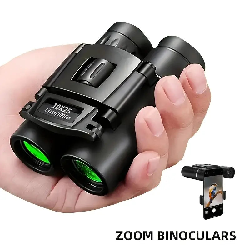 10x25 High-Powered Mini Pocket Binoculars