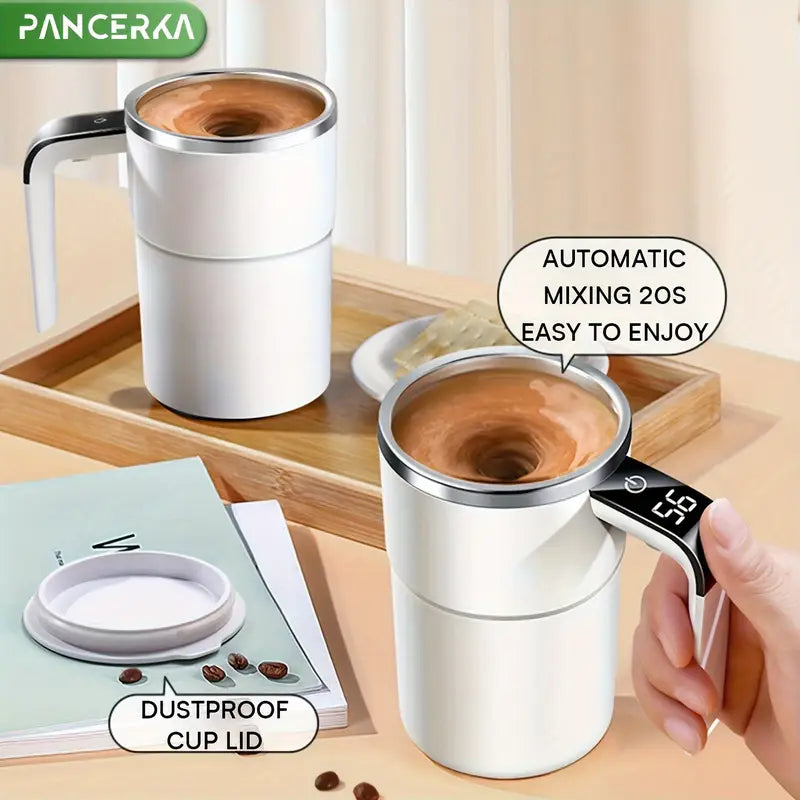 Rechargeable USB Self-Stirring Coffee Mug