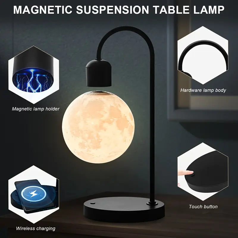 Magnetic Floating Moon Lamp