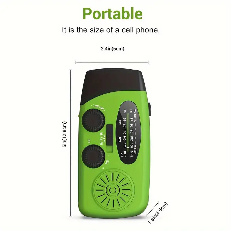 2000mAh Portable Emergency Radio