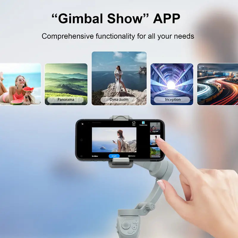 3-Axis AI Smartphone Gimbal Stabilizer