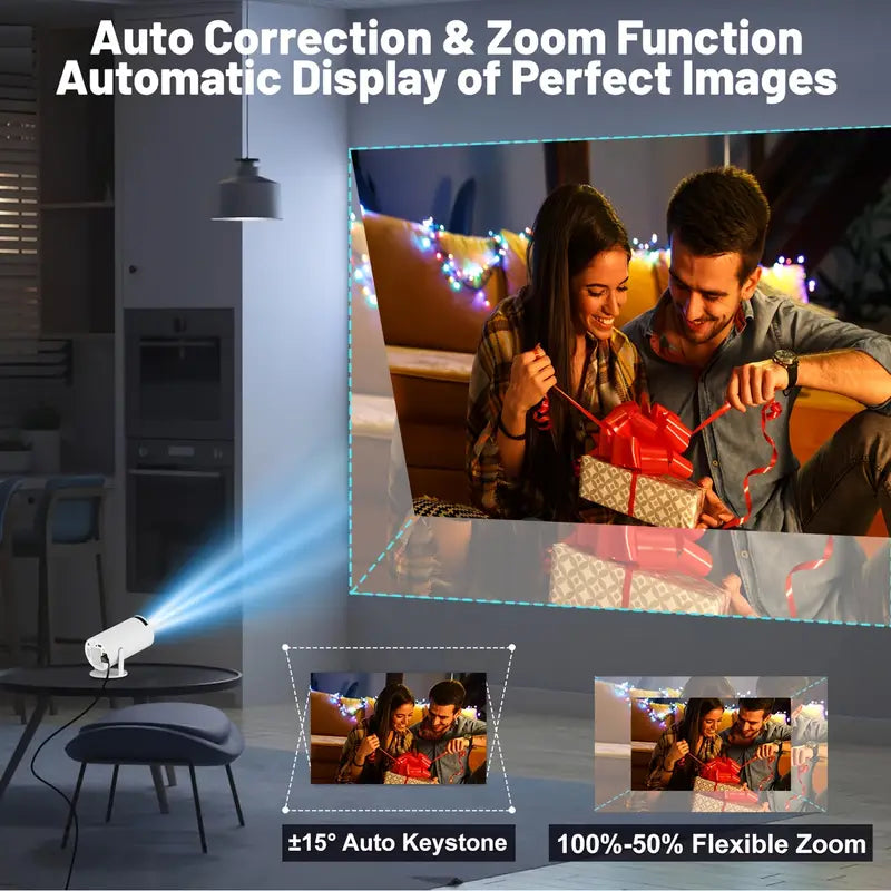 Mini Portable 4K Smart Projector