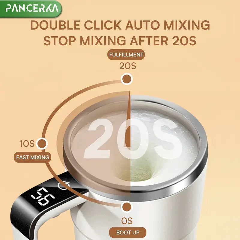 Rechargeable USB Self-Stirring Coffee Mug