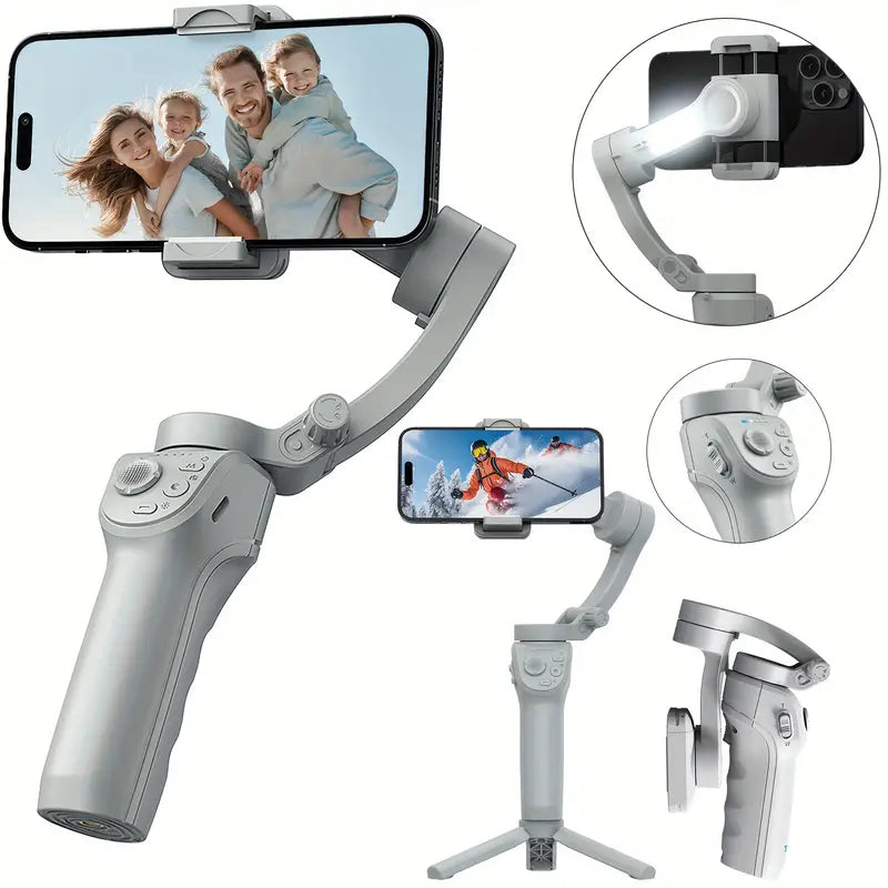 3-Axis AI Smartphone Gimbal Stabilizer