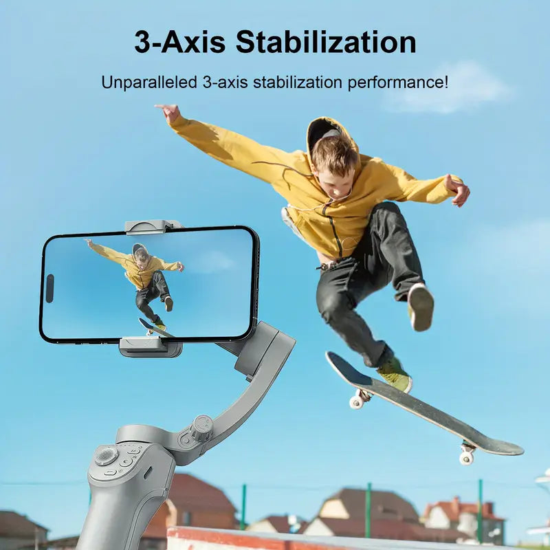 3-Axis AI Smartphone Gimbal Stabilizer